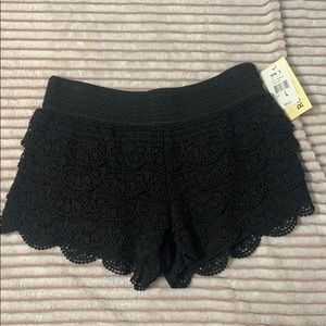 Black Lace shorts
